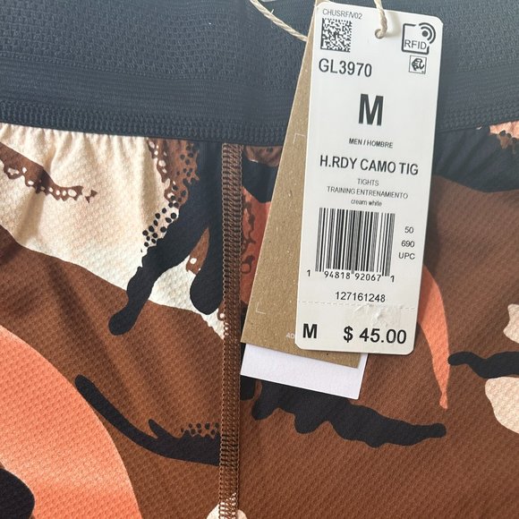 Adidas H.RDY Camo Tig Tights M Cream White - Picture 3 of 11